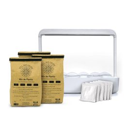 Horta Inteligente Hortaliças Com 6 Vasos E Iluminação De Led - 3