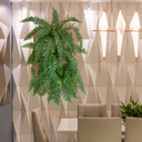 Ver mais imagens de Kit 2 Buquês de Samambaia Artificial Realista Decoração Rústica e Elegante