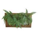 Ver imagem 7 de Kit 2 Buquês de Samambaia Artificial Realista Decoração Rústica e Elegante