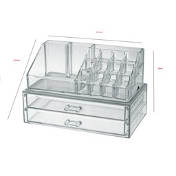 Organizador Cosmético Maquiagem Acrílico Gaveteiro Portátil - 4
