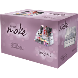 Organizador Cosmético Maquiagem Acrílico Gaveteiro Portátil - 1