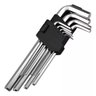 Chave Allen Cromada 9 Pcs Grande 9 Pçs do 1.5mm Ao 10mm - 2