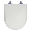 Ver imagem 1 de Tampa de Vaso Sanitário com Amortecedor Carrara Cinza Real (cinza Claro) para Bacia Deca