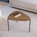 Ver imagem 1 de Mesa de Centro Orgânica Pé Metal Hanover/preto 28015