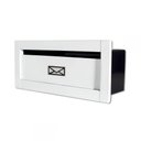 Ver imagem 1 de Caixa Correio Techinox Linear Branca Fosca 23cm profund