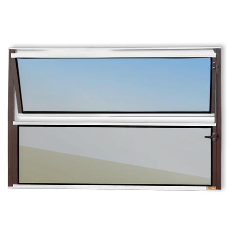 Basculante Alumínio 40 x 80 Master V.Refl.Mix Corten Brimak