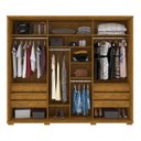 Ver imagem 2 de Guarda-Roupa Casal 3 Portas com Espelho New Fortuno Robel New Fortuno