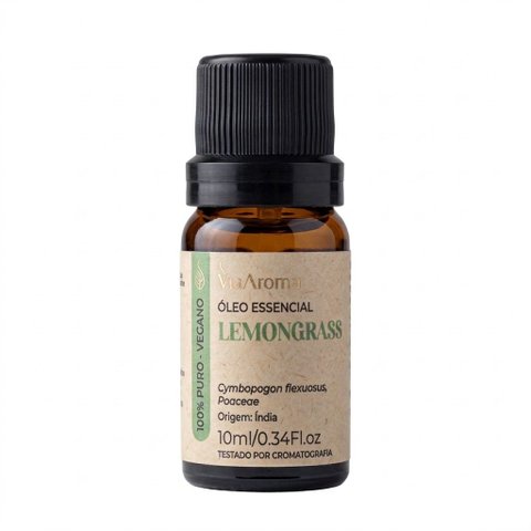 Óleo Essencial Lemongrass Via Aroma - 10ml