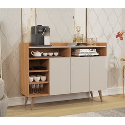 Buffet Celta Nature/Off White – Giga Móveis - 1