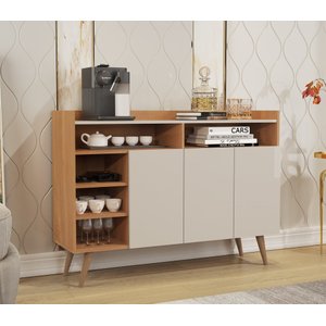 Buffet Celta Nature/Off White – Giga Móveis