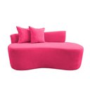 Ver imagem 1 de Namoradeira Sofá Feijão Hana Orgânica Couro Rosa Pink