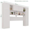 Ver imagem 4 de Guarda-Roupa de Canto com Espelho Modulado 11 Portas 4 Gavetas Portugal Branco