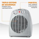 Ver imagem 2 de Aquecedor de Ar Mondial 1500w Termoventilação Cinza A-08 - 220v