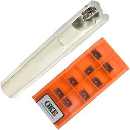 Fresa Topo Intercambiável Ncos 16mm + Caixa Pastilha Apkt 10 - 2