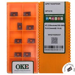 Fresa Topo Intercambiável Ncos 16mm + Caixa Pastilha Apkt 10 - 3