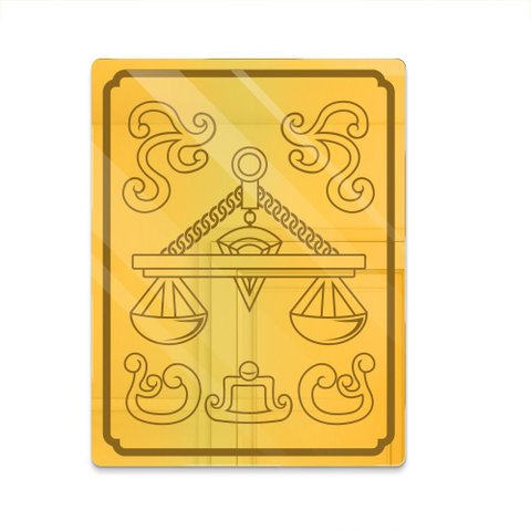 Espelho em Acrílico Cavaleiros do Zodíaco ARMADURA LIBRA BEEK