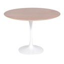 Ver imagem 1 de Mesa Saarinen Redonda Imbuia 150cm - Base Branca