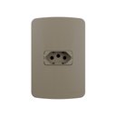 Ver imagem 1 de Tomada Margirius B3 Colors 2p+t 20a com Placa 4x2 Argila