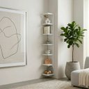 Ver imagem 2 de Torre Prateleira 170cm Branco Penteadeira em MDF Decoraçao Nicho Organizaçao