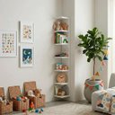 Ver imagem 1 de Torre Prateleira 170cm Branco Penteadeira em MDF Decoraçao Nicho Organizaçao