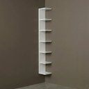 Ver imagem 3 de Torre Prateleira 170cm Branco Penteadeira em MDF Decoraçao Nicho Organizaçao