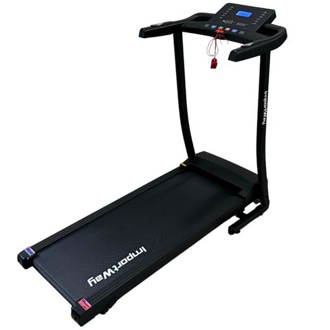 Esteira Elétrica Ergométrica Dobrável Portátil 2 em 1 100kg 12km/h 2.1hp Importway Iwest-21hp