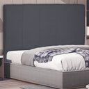 Ver imagem 2 de Cabeceira Estofada Cama Box Casal Queen Size Ravenna 160cm Suede Cinza - Desk Design