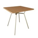 Ver imagem 1 de Mesa de Jantar Quadrada 90cm Barcelona Marrom/Nogueira