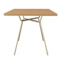 Ver imagem 3 de Mesa de Jantar Quadrada 90cm Barcelona Marrom/Nogueira