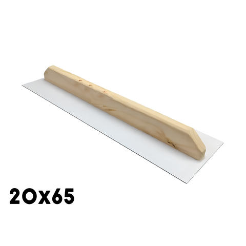 Desempenadeira Blindada 20x65 cm para Acabamentos de Drywall e Gesso Liso