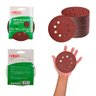 Kit 50 Discos de Lixa Velcro 125 X 22mm Grão 100 - 5