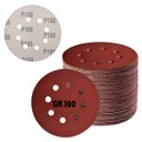 Ver imagem 1 de Kit 50 Discos de Lixa Velcro 125 X 22mm Grão 100