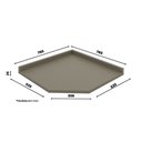 Ver imagem 3 de Tampo para Balcão de Cozinha Canto Obliquo 78,5 cm Lora Casa 812
