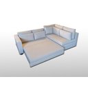 Ver imagem 2 de Sofá de Canto SFC_MM 07 que se Transforma em Sofá Cama de Casal Resistente e Confortável em Sarja