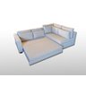Sofá de Canto SFC_MM 07 que se Transforma em Sofá Cama de Casal Resistente e Confortável em Sarja - 2