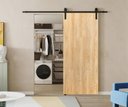Ver imagem 1 de Porta de Correr 210x90 Kit Celeiro Preto