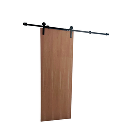Porta de Correr 210x90 Kit Celeiro Preto - 2