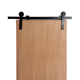 Porta de Correr 210x90 Kit Celeiro Preto - 4