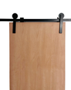 Ver imagem 4 de Porta de Correr 210x90 Kit Celeiro Preto