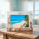 Ver imagem 2 de Porta Retrato Náutico Marítimo Casa de Praia de Kit 2pçs 7x5
