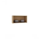 Ver imagem 2 de Armário Aéreo Domus 80cm 2 Portas MDF Porta de Bater Verde Luciane Móveis