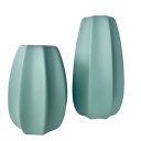 Ver imagem 1 de Dupla vaso centro de mesa grande médio alto relevo verde