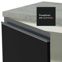 Ver imagem 7 de Armário de Cozinha Completa de Canto 504cm Branco/Preto Glamy Madesa 01