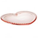 Ver imagem 3 de Prato de Mesa Cristal Coração Pearl 25 cm Rosa - Wolff