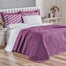 Cobre Leito Roxo Matelado Casal Padrão 3 Peças 2,60m x 2,40m - 1