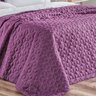 Cobre Leito Roxo Matelado Casal Padrão 3 Peças 2,60m x 2,40m - 2