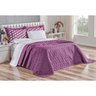 Cobre Leito Roxo Matelado Casal Padrão 3 Peças 2,60m x 2,40m - 4