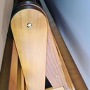 Ver mais imagens de Sofá Cama Casal Futon Oriental com Madeira Nobre Natural - Bege Claro