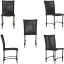 Ver imagem 6 de Mesa Ascoli 120 Cm com 6 Cadeiras Cannes de Alumínio Trama Preto