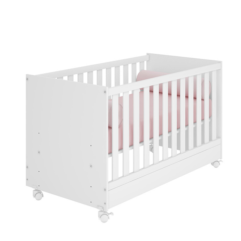 Berço Doce Sonho Mini Cama Americano Mdf Mdp Branco Pheonix Baby